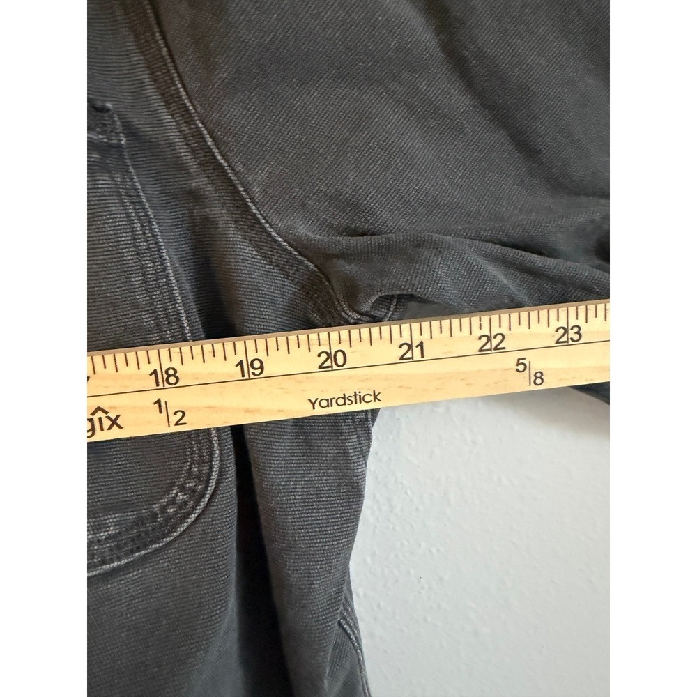 Duluth Trading Co Women Charcoal Gray Canvas Chore Jacket Utility Coat L 56466 - Picture 11 of 16